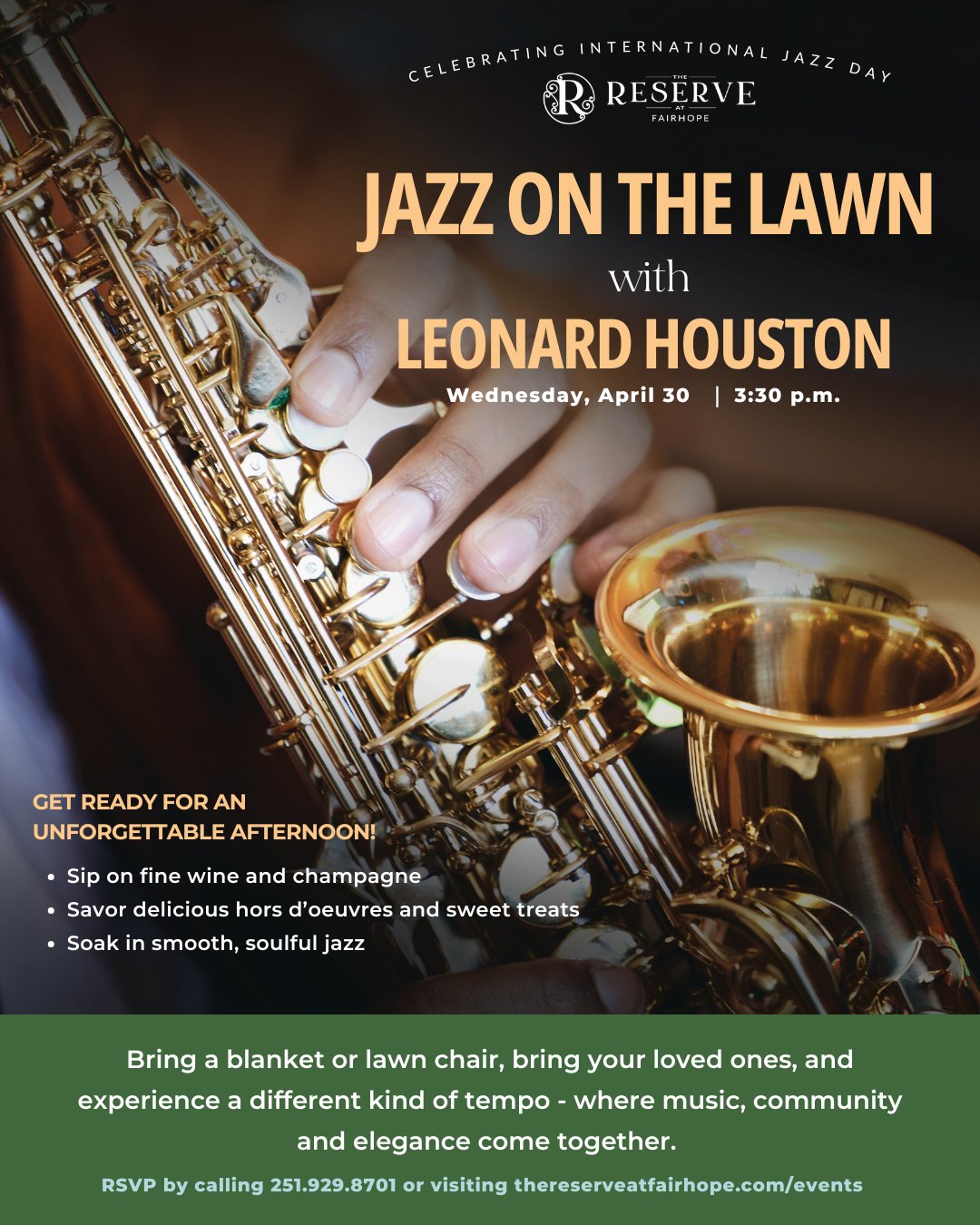 Jazz On The Lawn with Leonard Houston
